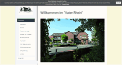 Desktop Screenshot of gasthof-vaterrhein.de